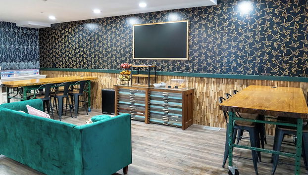 Zona de estar del vestíbulo