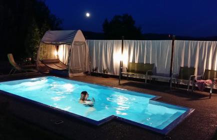 Dom Grabowa z sauną , podgrzewanym basenem i balią z hydromasażem - Foto 19