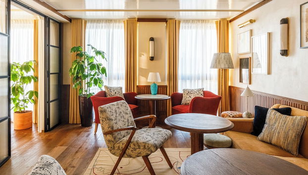 Sala de estar do lobby