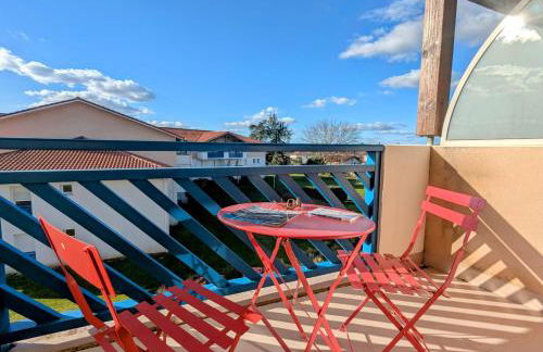 Refuge du pilote tout équipé au calme avec balcon - Foto 6