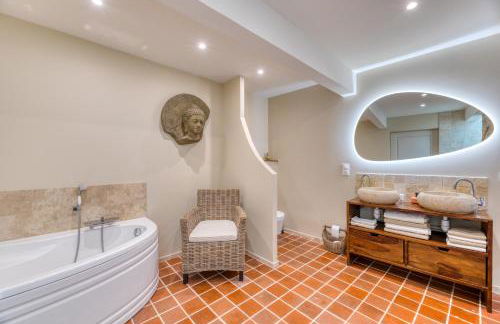 Le Poséidon - gîte exceptionnel face à la mer avec spa, terrasse, 4 chambres - Foto 57