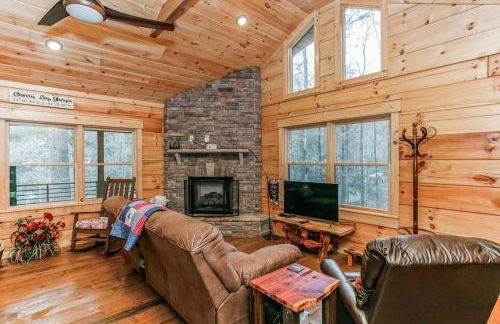 Brand New 2BR2BA Cabin Cherry Log Big Hot Tub Views - Foto 7