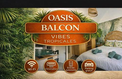 Oasis Balcon Vibes Tropicales Arena Parc Expo Clim - Foto 1