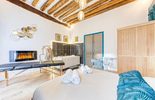 Suite bien être - jacuzzi et sauna / love room - Foto 6