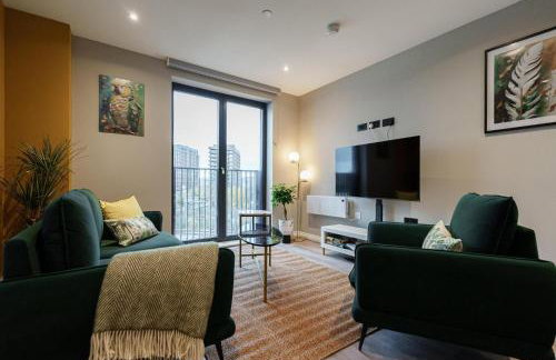 Jungle Luxe Retreat, 2Bed 2Bath Leeds, Center & Stadium - Foto 7