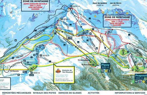 Appartement studio cabine avec vue panoramique au pied des pistes - Foto 23