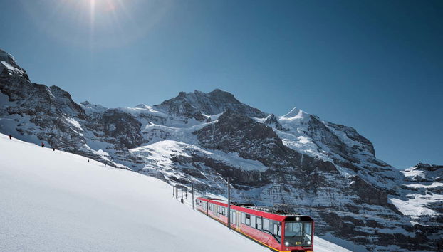 En route pour le Jungfraujoch