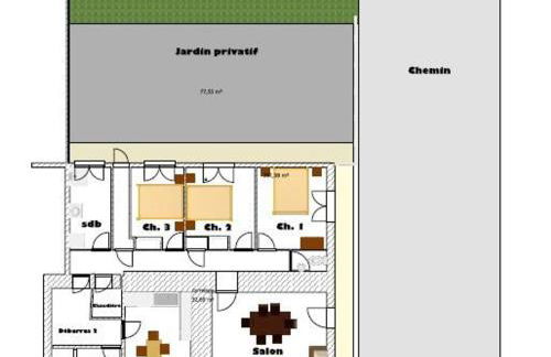 Gîte familial avec belle cour, 3 chambres, proche vignobles et activités, au calme en campagne angevine - FR-1-622-11 - Foto 3