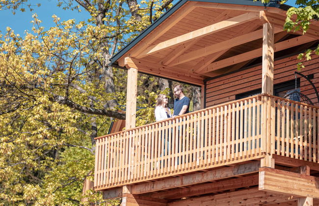 Premium Baumhaus mit 1 Schlafzimmer - Foto 16