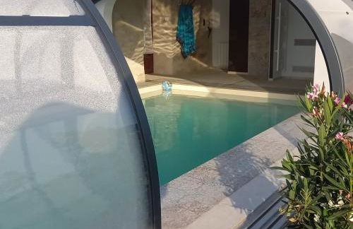 Gîte rénové avec piscine chauffée et jardin clos, à proximité des plages et de la campagne bio. - FR-1-426-531 - Foto 20