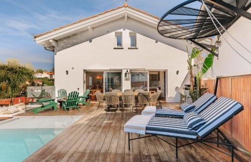 Horizonte Villa with heated pool & jacuzzi Wellness in Biarritz - Foto 14