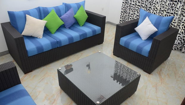 Zona de estar del vestíbulo