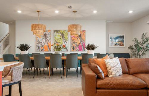 New 10-bedroom Luxury Retreat, Private Pool and Spa, Near Disney and Orlando - Foto 23