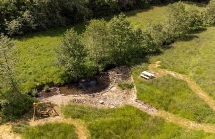 Idyllic countryside cabin with stream and lake - Foto 5