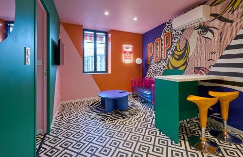 La Villa Orange - POP'ART - proche cité médiévale et centre ville à pied - Foto 3