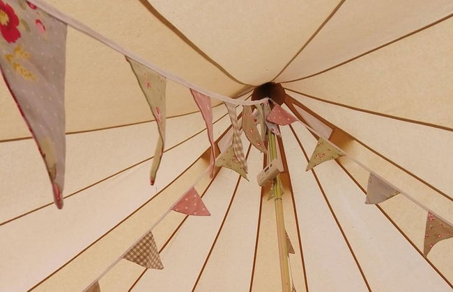 6m xl Bell Tent, Near Whitby, With log Burner - Foto 12