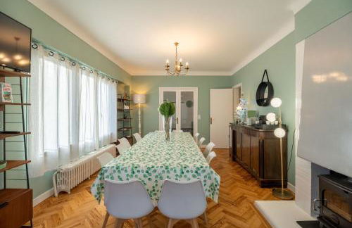 Maison Art Deco-5 salles de bains, 1 suite, piscine, clim, parking - Foto 62