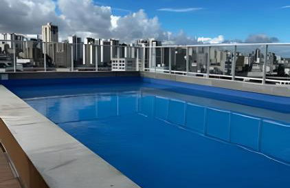 Lindo Studio em frente a praia - Foto 17