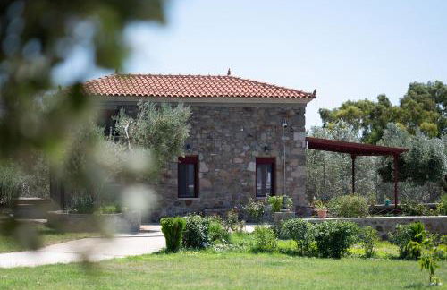 Villa & Stone House with Pool, 10 Mins to Skala Eressos Beach - Foto 4