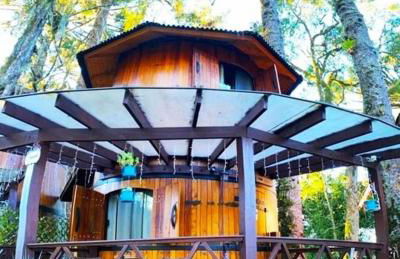 Chalé Temático em Pipa de Vinho - Parada da Pipa Chalés - Foto 1