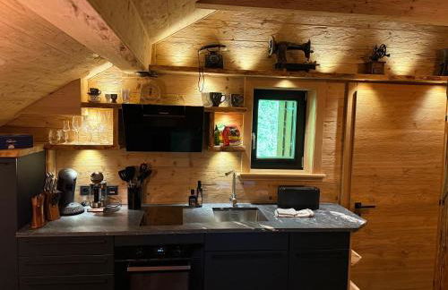 Bergromantik Ferienwohnung Charisma mit eigener Sauna, Whirlpool und Bergblick - Foto 12