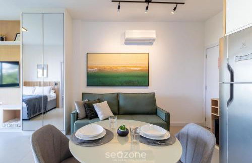 Estadia tranquila e completa em prédio com piscina – VPD - Foto 18