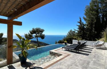 Èze - Appartement dans bas de villa avec piscine près de Monaco - Foto 17