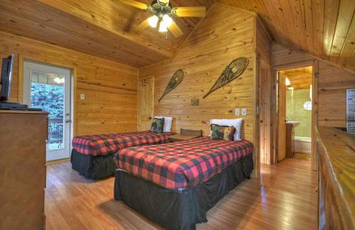 Happy Trout Hideaway - Creek Views Of Hot House Creek, Hot Tub, Outdoor Fire Pit, Cozy Atmosphere - Mineral Bluff, GA - Foto 22