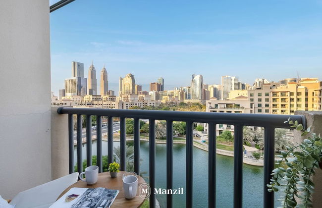 Canal View Studio Near Marina Palm Jumeirah - Foto 14