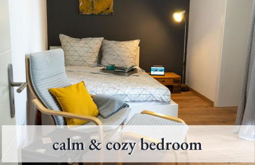 Parterre Lounge mit Terrasse -Nähe Karlsruhe & KIT - ohne Treppen -barrierefreie Dusche - Foto 12