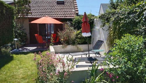 Maison de l'épinette au calme en bord de mer - Foto 5, Garden, sunbed, Garden view