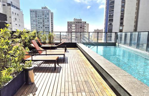 Estúdio no Centro de SP com Piscina e Academia - Foto 49