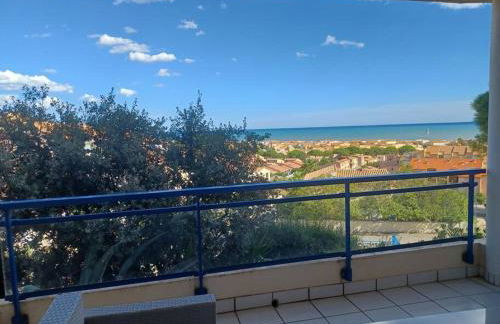 Plain-pied, terrasse, piscine, pleine vue mer, plage à 6' à pied, parking, wifi - Foto 45