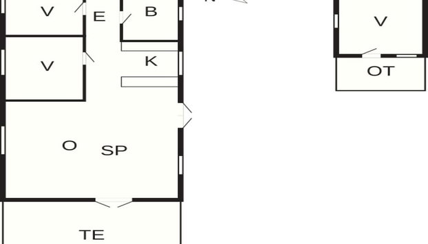 6 Person Holiday Home in Blokhus - Foto 2, Plano
