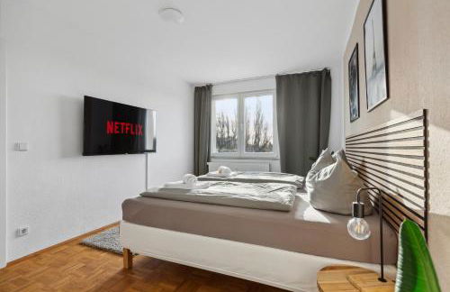 Larooms Merseburg - Apartment NP61 - 2 Zimmer - 4 Betten - Waschmaschine - Parkplatz - Balkon - Foto 2