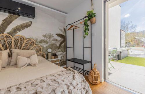 Le Chêne Doré Appartement cosy Jacuzzi Privé accès à pieds centre touristique - Foto 16