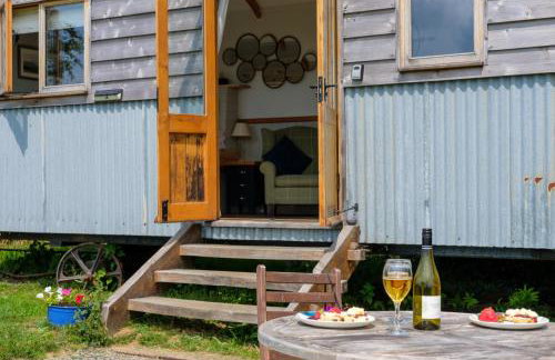 The Acorn - Luxury Shepherds Hut hot tub panoramic views - Foto 4