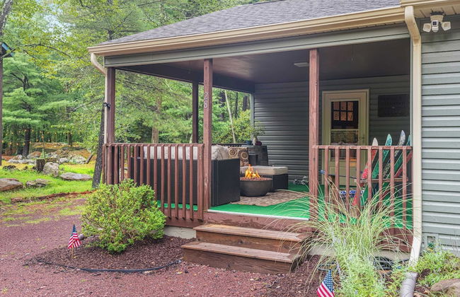 Double Diamond Lodge by Avantstay Group Escape w/ Firepit, Patio, Activities - Foto 41