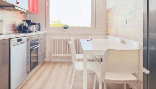 Home4Now DOR04 Monteursunterkunft in Dormagen I 3 Schlafzimmer für 6 Personen I Küche I Gäste WC I SmartTV I WiFi - Foto 5, stove, dishwasher, toaster