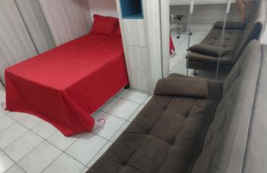 Studio completo frente à Praia do Gonzaga ( Pé na Areia ) - Foto 13