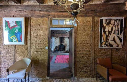 Prieuré du XVème restauré, jardin clos de 2000 m², piscine, cheminée, WiFi fibre, proche église - FR-1-653-219 - Foto 9