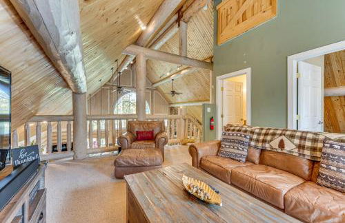 Secluded Log Cabin with Game Room and Forest Views - Foto 19