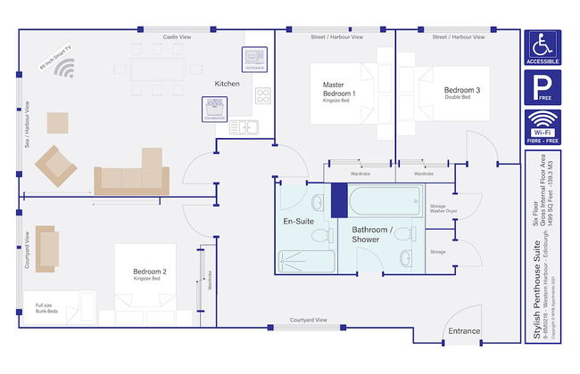 Stylish Penthouse Suite - Foto 11