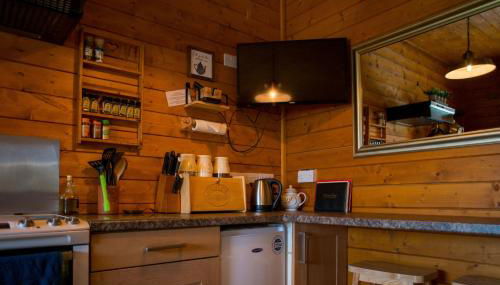 APPLE Cabin - Little Log Cabin in Wales - Foto 3, stove, toaster