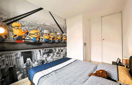 Le Repaire - 10min Disney - Familial - Centre Ville - Foto 32