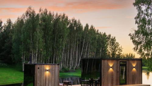 White Birch Mirror House at FarAway Pond - Foto 4