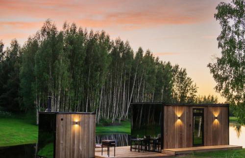 White Birch Mirror House at FarAway Pond - Foto 4