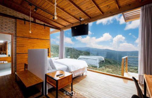 Linda cabana com jacuzzi na montanha VST013 - Photo 9