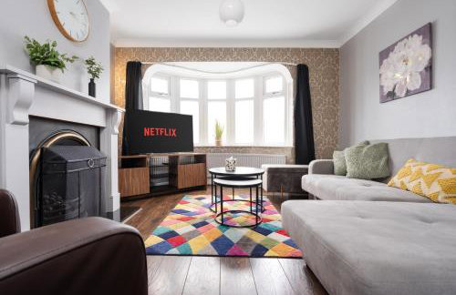 Elegant 3-Bedroom Manchester Retreat Free Parking KeenzChillz - Foto 46