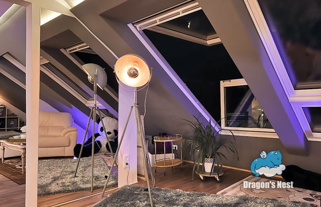 Dragons Nest: Cozy & Modern Attic Loft Nuremberg - Foto 27